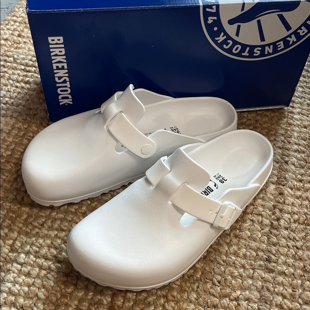 Birkenstock Boston EVA White NEW